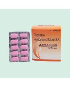 ADMOL 650MG TAB 10S