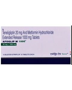 Afoglip M 1000mg Tab 15s