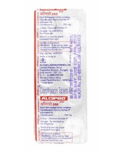 ALCIPRO 250MG TAB 10S