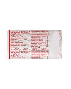 AMARYL 1MG TAB 30'S