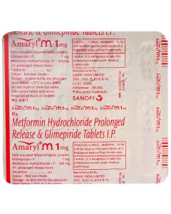 AMARYL M 1MG TAB 20'S