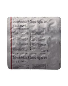 AMARYL MV 1MG TAB 15'S