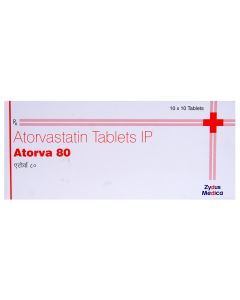 ATORVA 80MG TAB 10S