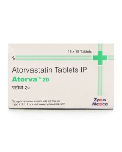 ATORVA 20MG TAB 15'S