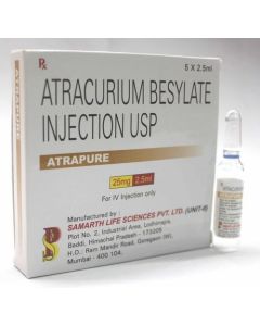 ATRAPURE 25MG 2.5ML INJ