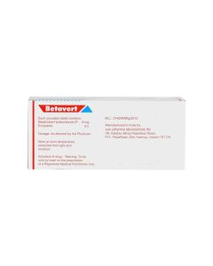 BETAVERT 8MG TAB 10S