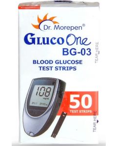 Dr Morepen Gluco One Bg 03 Glucometer Test Strips Box Of 50