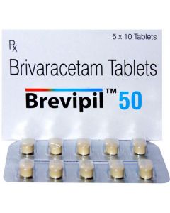Brevipil 50mg Tab 10s