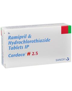 CARDACE H 2.5MG TAB 15S