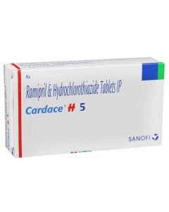 CARDACE H 5MG TAB 15S