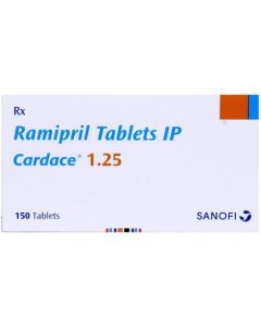 CARDACE 1.25MG TAB 15S