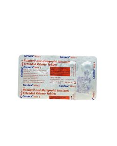 CARDACE METO 5/50 MG TAB 10S