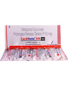 Cardibeta Xr 50 Tab 10s