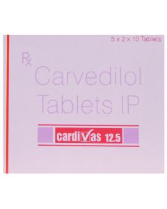 CARDIVAS 12.5MG TAB 10S