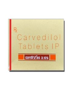 CARDIVAS 3.125MG TAB 10S