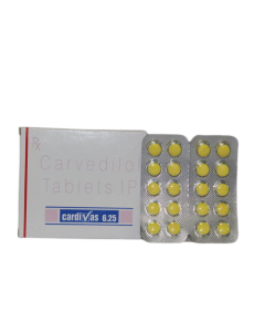 CARDIVAS 6.25MG TAB 10S