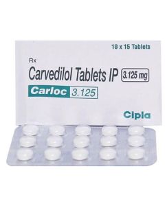 CARLOC 3.125MG TAB 15S
