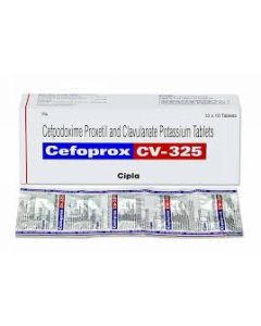 CEFOPROX CV 325MG TAB 10'S