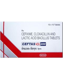 CEFTAS CL 200MG CAP  10S