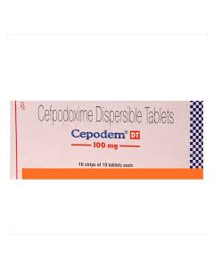 CEPODEM 100MG DT TAB 10S