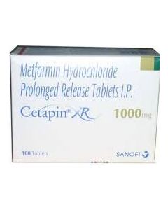 CETAPIN XR 1000MG TAB 15S