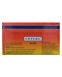 CETGEL 10mg CAP 10S