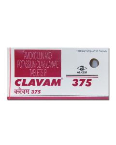 CLAVAM 375MG TAB 10S