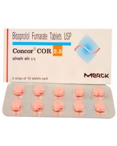CONCOR COR 2.5MG TAB 10S