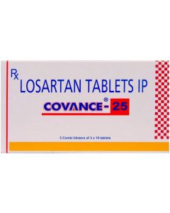COVANCE 25MG TAB 10S