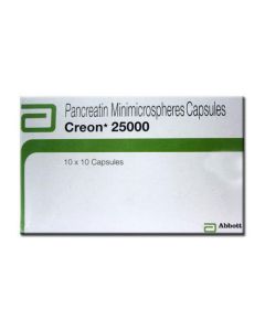 CREON 25000 MG CAP 10S