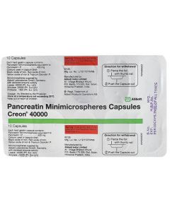 CREON 40000MG CAP 10'S