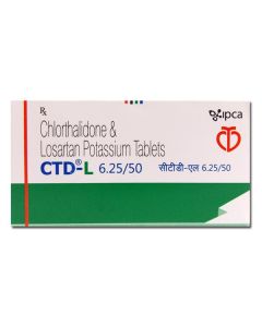 CTD L 6.25/50 MG TAB 10'S