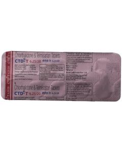 CTD T 6.25/20MG TAB 15S