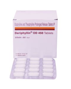 DERIPHYLLIN OD 450MG TAB 15S
