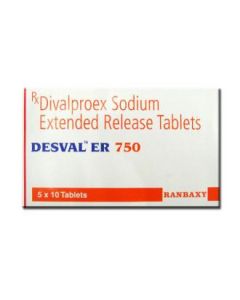 DESVAL ER 750MG TAB 10S