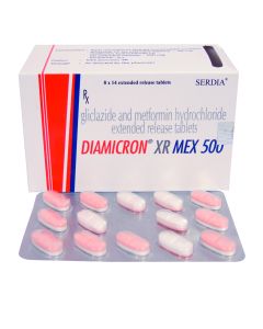 DIAMICRON XR MEX 500MG TAB 14'S