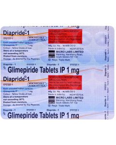 Diapride 1mg Tab 30s