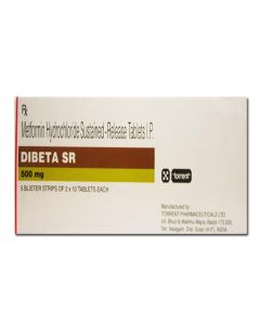 DIBETA SR 500MG TAB 10S