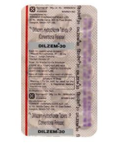 DILZEM 30MG TAB 15S