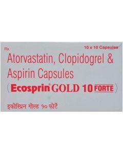 ECOSPRIN GOLD 10 FORTE CAP 10'S
