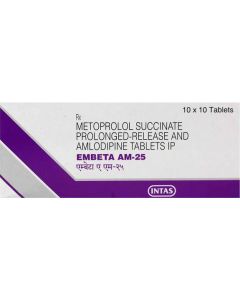 EMBETA AM 25MG TAB 10S