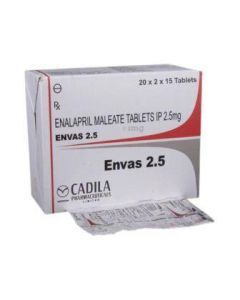 ENVAS 2.5MG TAB 15S