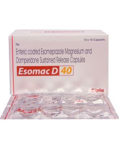 ESOMAC D 40MG CAP 10'S
