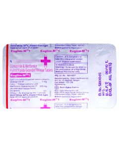 EUGLIM M 1MG TAB 10S