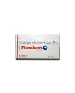 FLEXABENZ ER 15MG CAP 10S