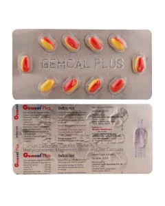 GEMCAL PLUS CAP 10'S