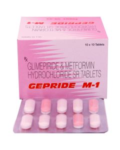 GEPRIDE M 1MG TAB 10S
