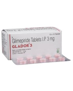 GLADOR 3MG TAB 15S