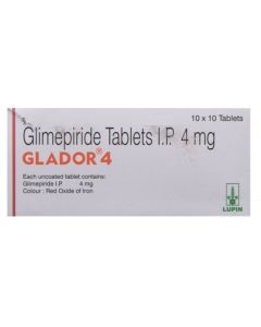 GLADOR 4MG TAB 15S