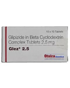 GLEZ 2.5MG TAB 10S